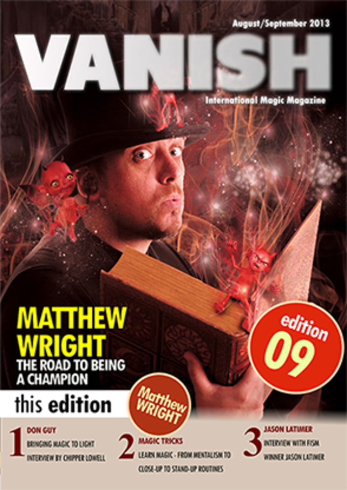 VANISH Magazine August/September 2013 - Matthew Wright eBook - DOWNLOAD