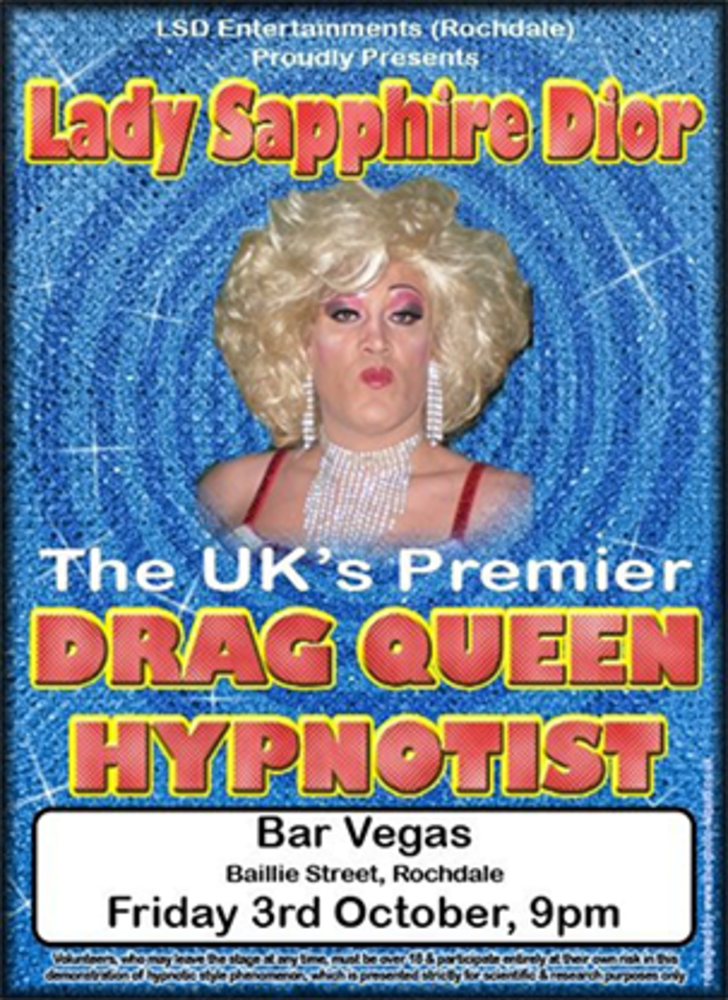 Drag Queen Comedy Stage Hypnosis Course by Jonathan Royle &amp; Lady Sapphire Dior Mixed Media DOWNLOAD
