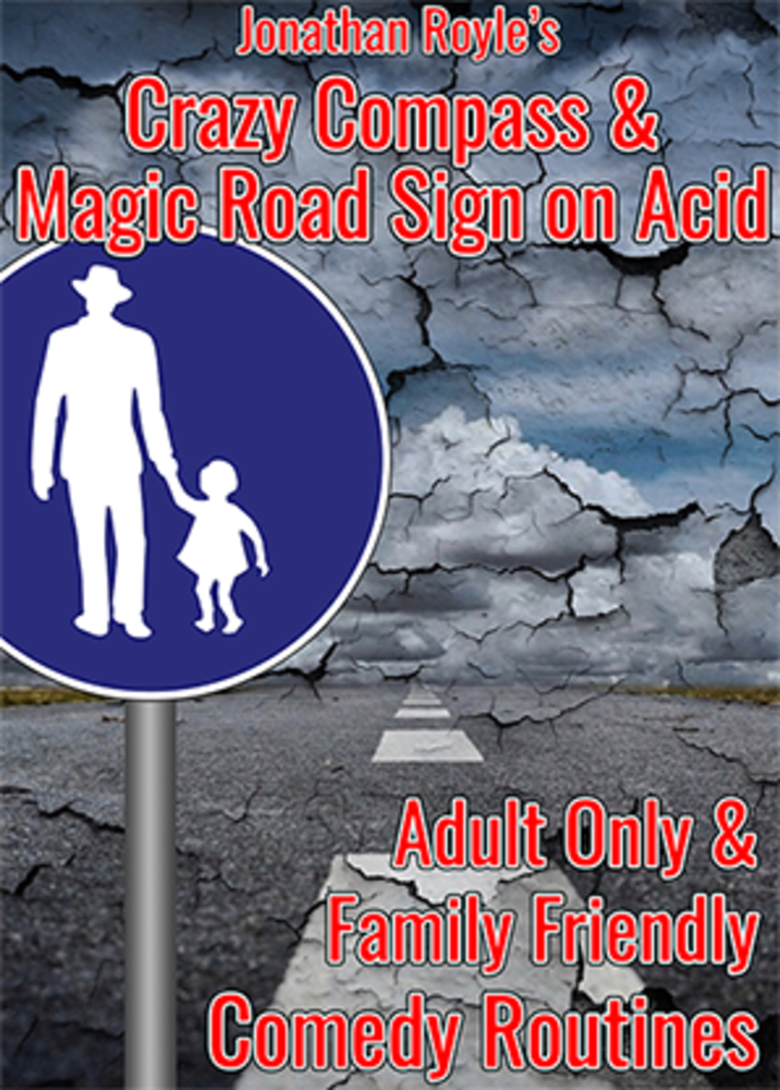 The Crazy Compass &amp; Magic Road Sign on Acid by Jonathan Royle Mixed Media DOWNLOAD