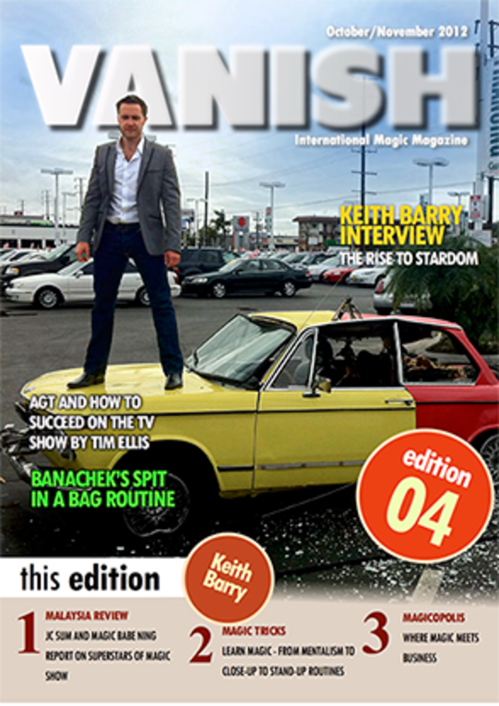 VANISH Magazine October/November 2012 - Keith Barry eBook - DOWNLOAD
