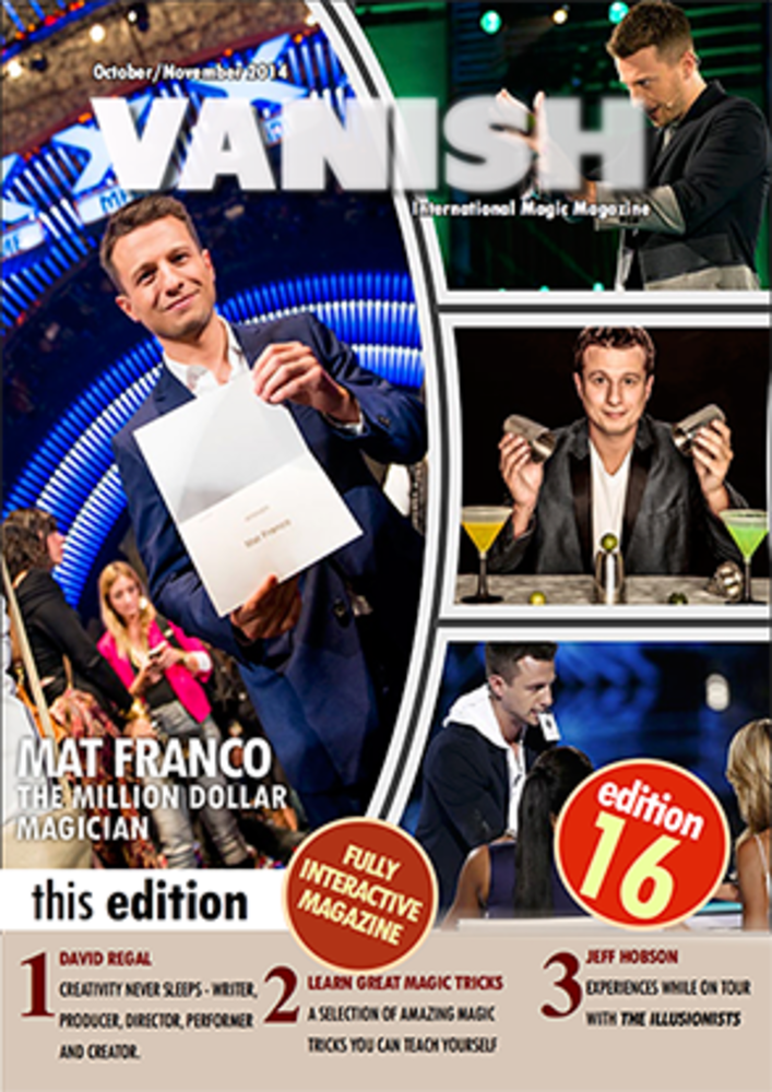 VANISH Magazine October/November 2014 - Mat Franco eBook - DOWNLOAD
