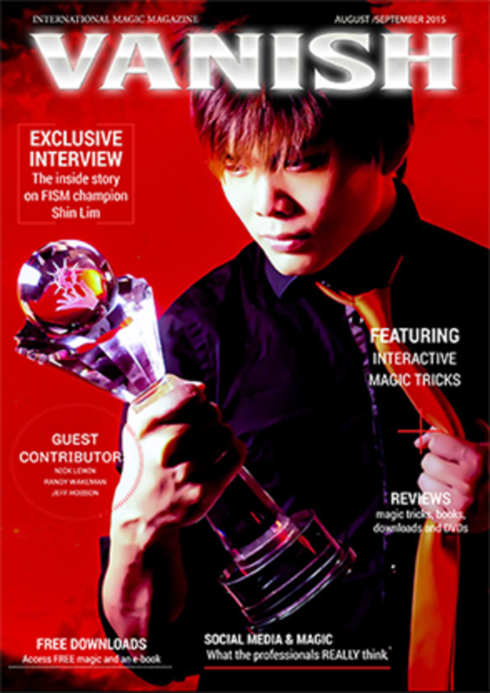 VANISH Magazine August/September 2015 - Shin Lim eBook - DOWNLOAD
