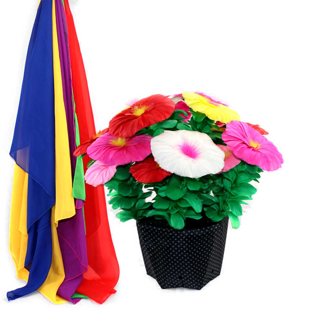 (VB매직)스카프인투파티플라워[무지개]Scarf into potted flower [luxury version color] by vbmagic(VB매직)스카프인투파티플라워[무지개]Scarf into potted flower [luxury version color] by vbmagic