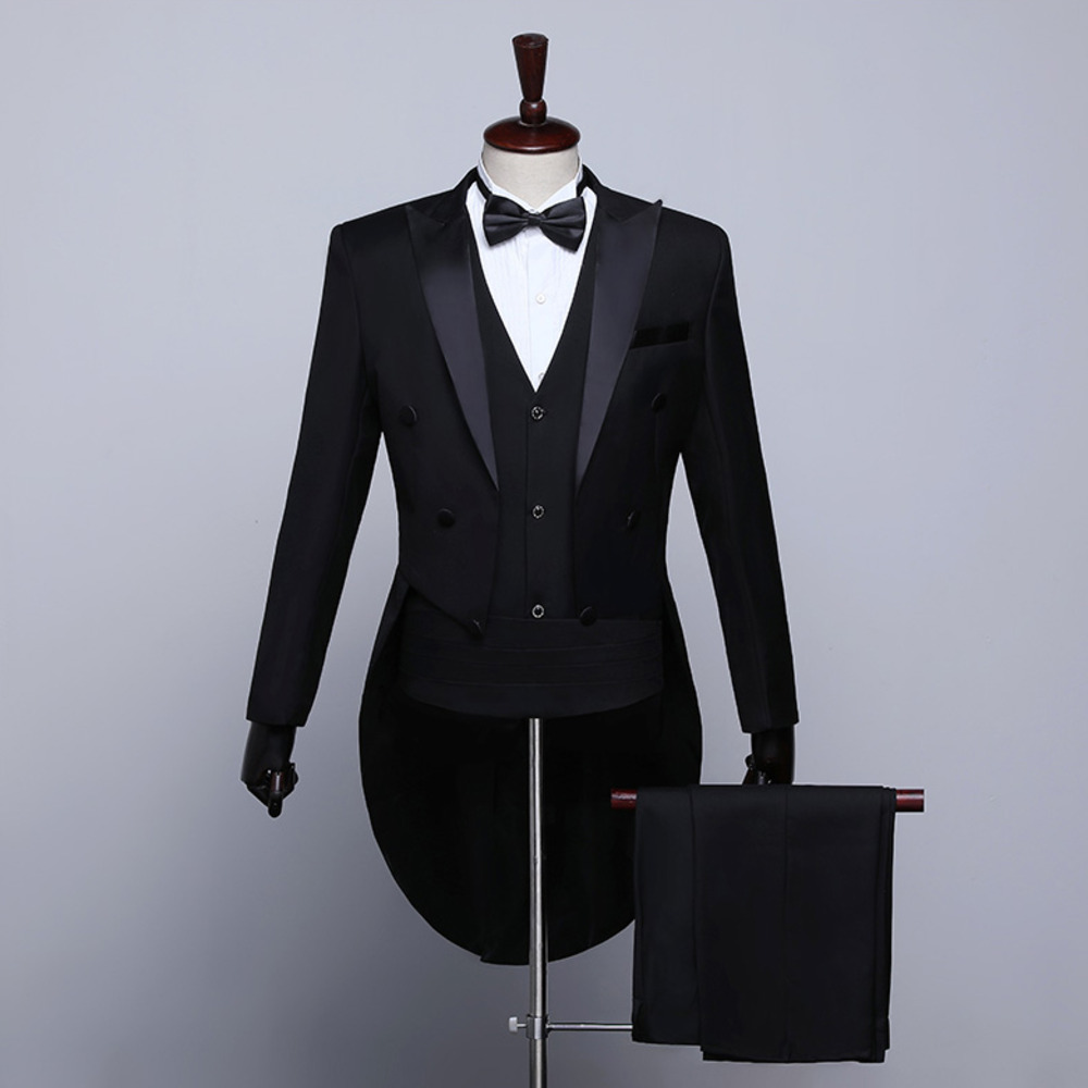[정품] 오리지널 턱시도 Original Tuxedo (턱시도, 연미복, 연주복) 블랙 6종 세트 / L 사이즈 170-175[정품] 오리지널 턱시도 Original Tuxedo (턱시도, 연미복, 연주복) 블랙 6종 세트 / L 사이즈 170-175
