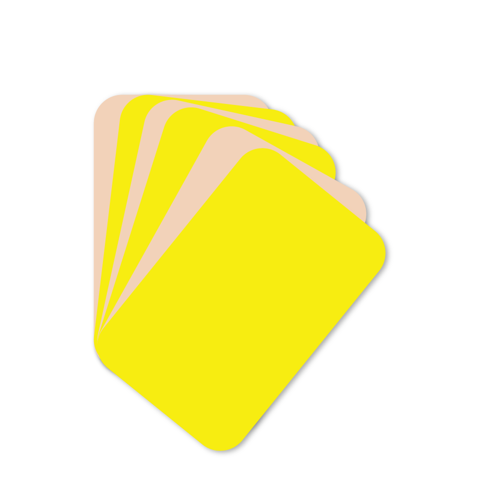 매니플레이션카드얇은 것사이즈_살구색/노랑(Manipulation card thin size_(Flesh/Yellow)매니플레이션카드얇은 것사이즈_살구색/노랑(Manipulation card thin size_(Flesh/Yellow)