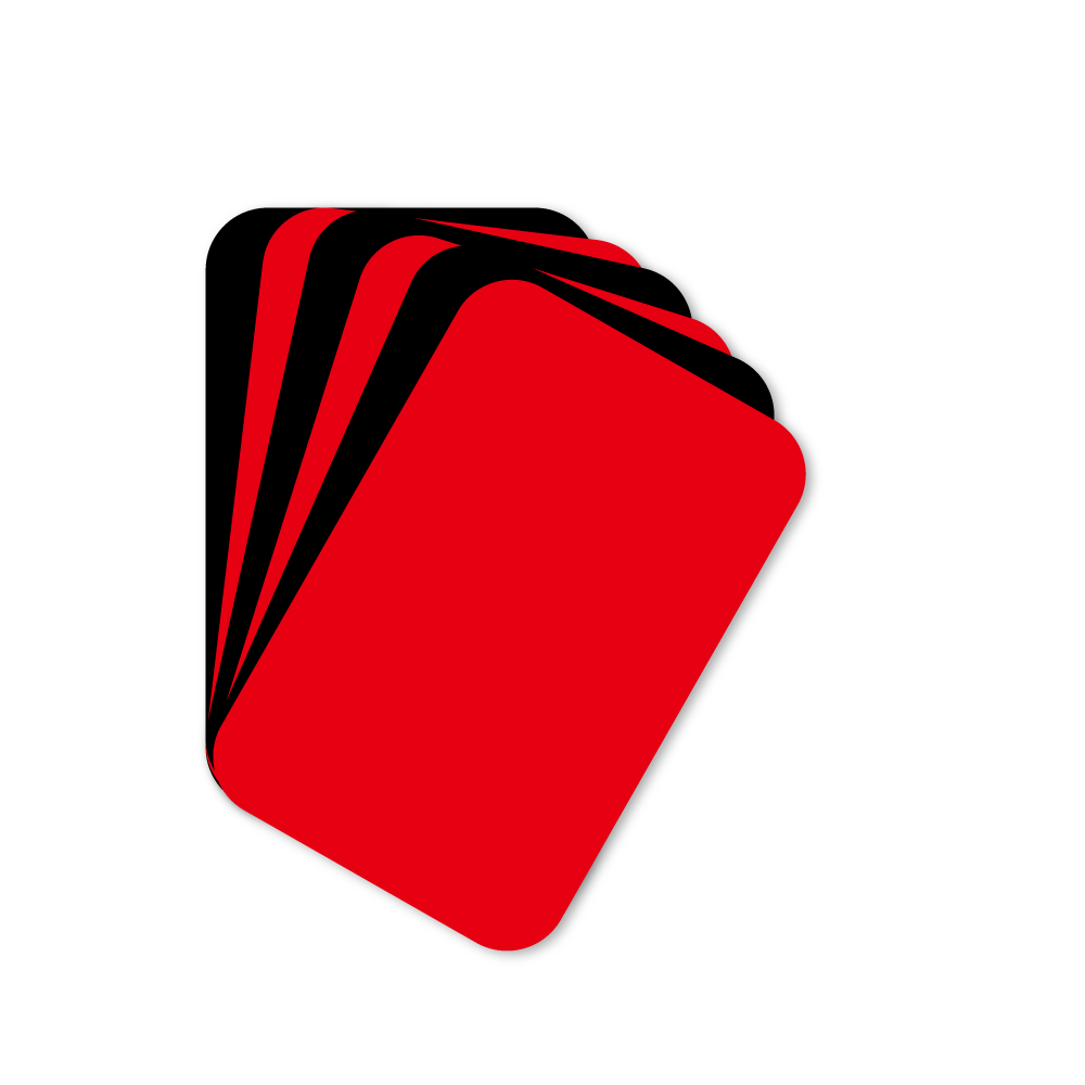 매니플레이션카드얇은 것사이즈_빨간색/검은색(Manipulation Card Thin size (Red/Black)매니플레이션카드얇은 것사이즈_빨간색/검은색(Manipulation Card Thin size (Red/Black)