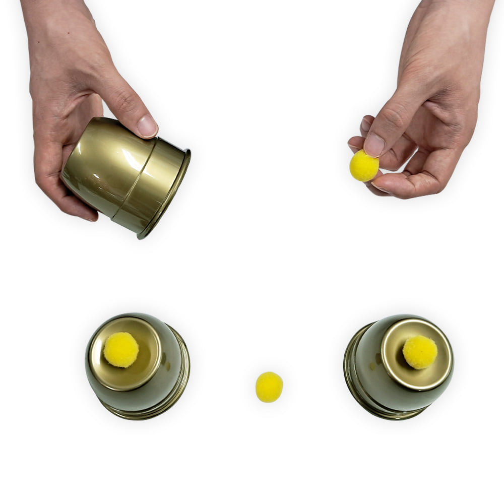 [5월 31일까지 할인상품] 금색컵앤볼(대)(Gold Cups &amp; Balls Large)[5월 31일까지 할인상품] 금색컵앤볼(대)(Gold Cups &amp; Balls Large)