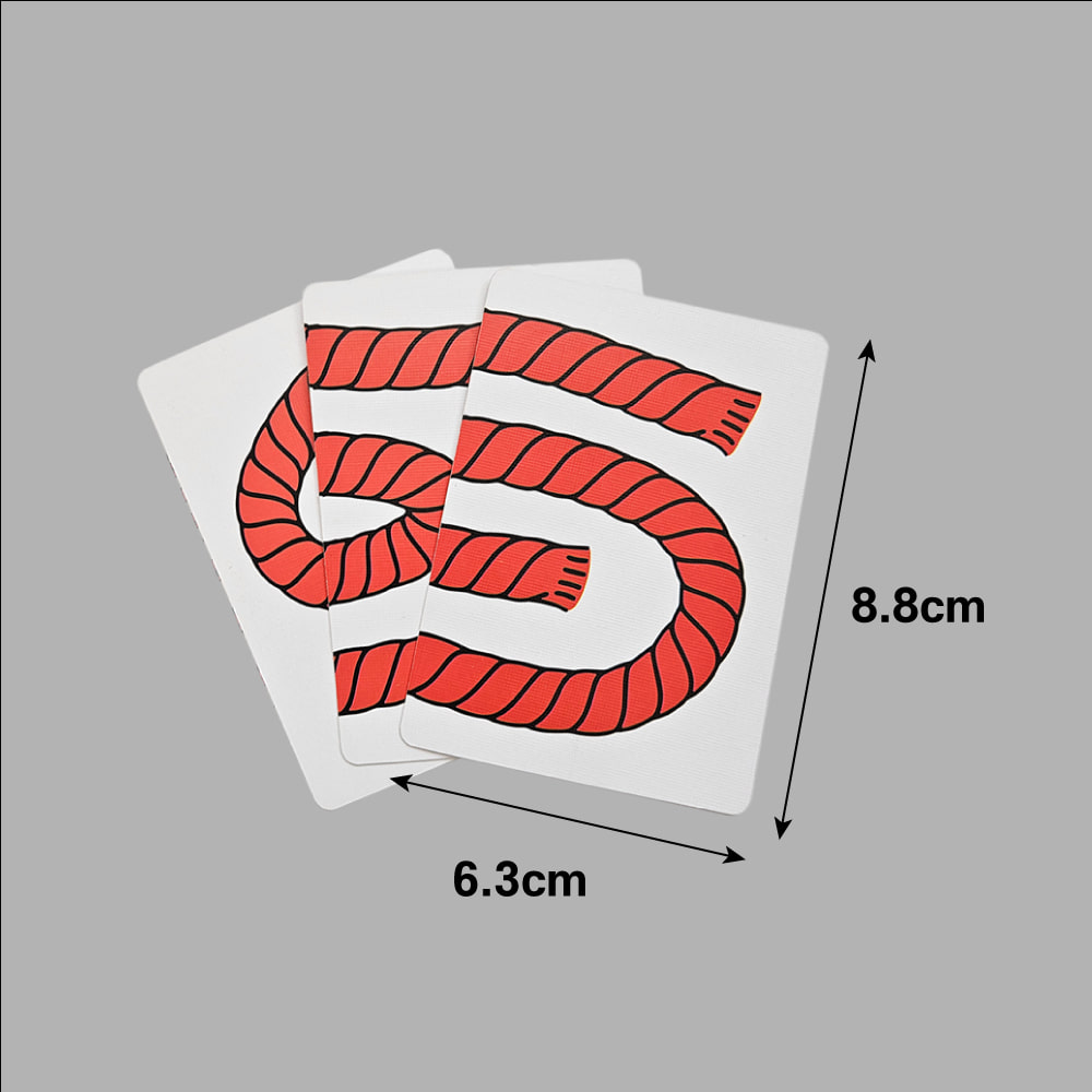 로프카드(포커사이즈)-Rope card (poker size)로프카드(포커사이즈)-Rope card (poker size)