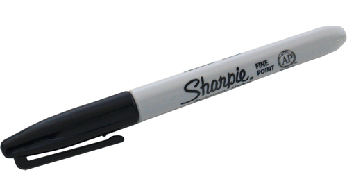 (Ungimmicked) Fine-Tip Sharpie (Black) box of 12 by Murphy&#039;s Magic Supplies - Trick