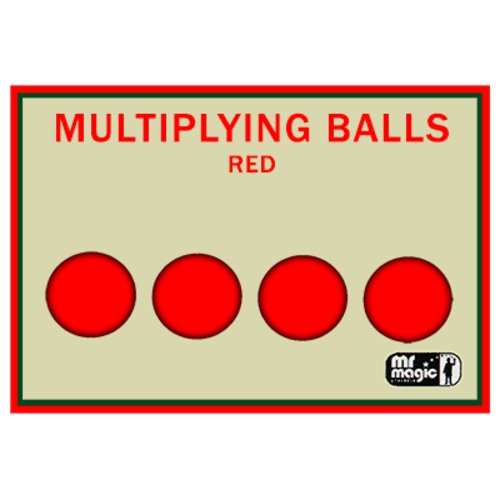 Multiplying Balls (Red Plastic) by Mr. Magic - Trick