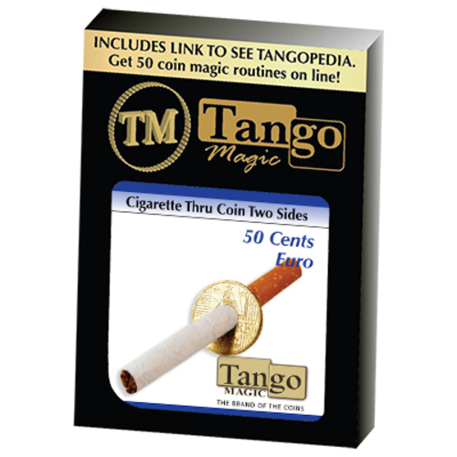 Cigarette Through (50 Cent Euro, Two Sided) () by Tango - Trick