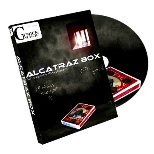 Alcatraz Box (RED Gimmick and DVD) by Mickael Chatelain - DVD