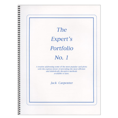 Expert&#039;s Portfolio by Jack Carpenter - Book