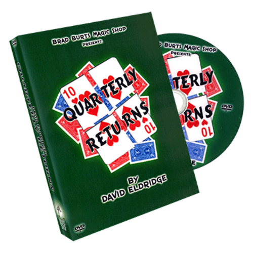 Quarterly Returns Torn and Restored Card by David Eldridge and Brad Burt - DVD