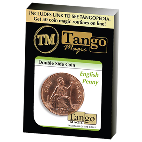 Double Side Coin English Penny (D0037) by Tango-Trick