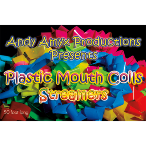 Plastic Mouth Coil (Rainbow) by Andy Amyx - Trick