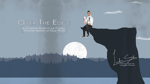 Over The Edge Blue (Gimmick and Cards Included) by Landon Swank - Trick