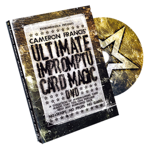 Ultimate Impromptu Card Magic by Cameron Francis &amp; Big Blind Media - DVD