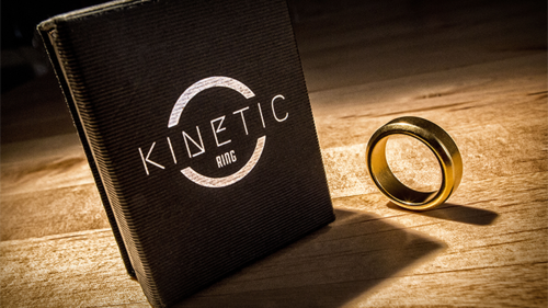 Kinetic PK Ring (Gold) Beveled size 11 by Jim Trainer - Trick