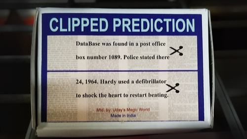 CLIPPED PREDICTION (PO Box/Medic) by Uday - Trick