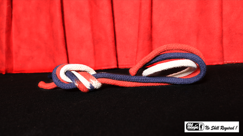Multicolor Rope Link (Regular Cotton) 24&quot; by Mr. Magic - Trick