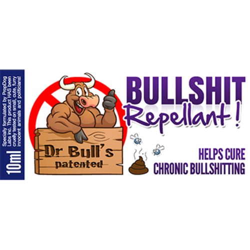 Dr Bull&#039;s Patented Bullshit Repellent by David Bonsall and PropDog - Trick