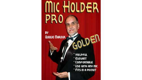 Pro Mic Holder (Golden) by Quique marduk - Trick
