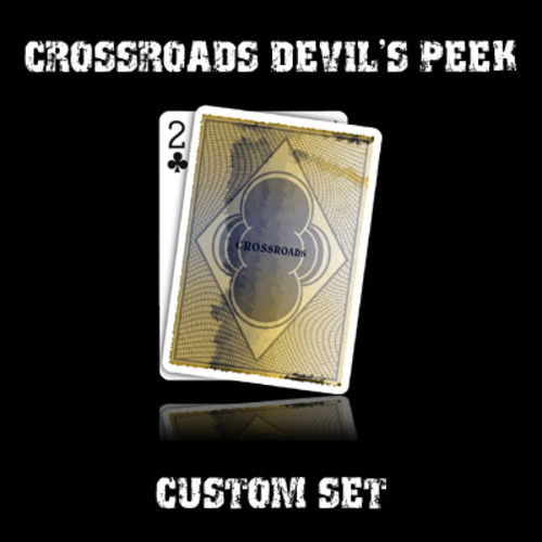 Crossroads Devil&#039;s Peek set in USPCC stock (with instructions) by Ben Harris - Trick