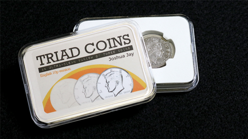 Triad Coins (UK Gimmick and Online Video Instructions) by Joshua Jay and Vanishing Inc. - Trick