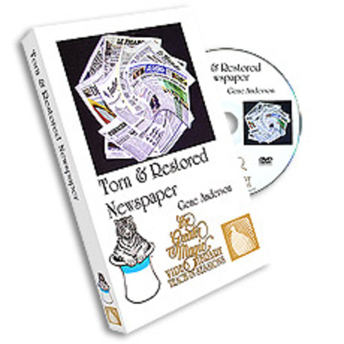 Torn &amp; Restored Newspaper DVD by Gene Anderson Greater Magic,