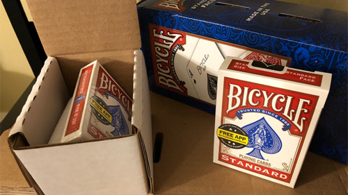 The Blind Wizard Deck Red Bicycle (Gimmicks and Online Instructions) by Don Boyer - Trick