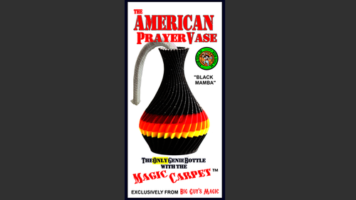 The American Prayer Vase Genie Bottle BLACK MAMBA by Big Guy&#039;s Magic- Trick