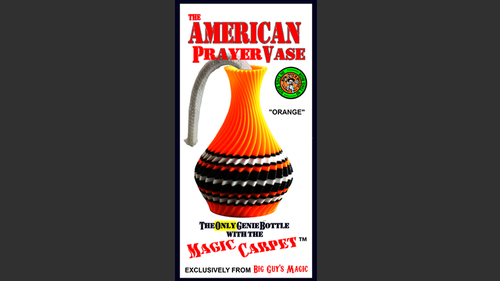 The American Prayer Vase Genie Bottle ORANGE by Big Guy&#039;s Magic- Trick