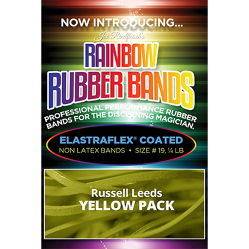 Joe Rindfleisch&#039;s Rainbow Rubber Bands (Russell Leeds -Yellow ) by Joe Rindfleisch - Trick