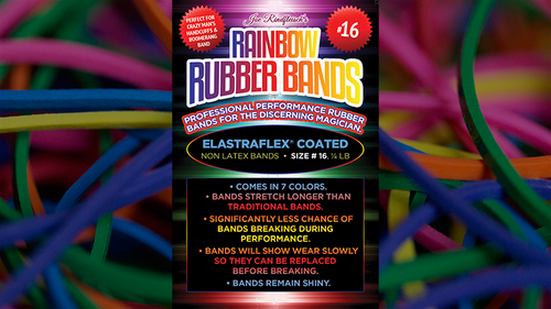 Joe Rindfleisch&#039;s SIZE 16 Rainbow Rubber Bands (Combo Pack) - Trick