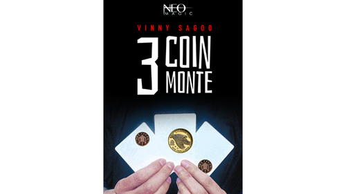 3 COIN MONTE (Gimmicks and Online Instructions) by Vinny Sagoo - Trick
