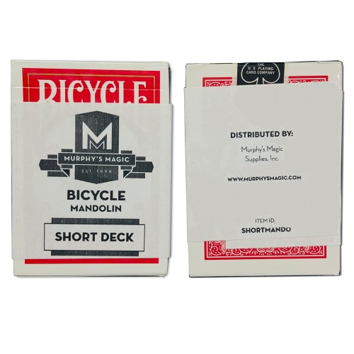 바이시클 809 만돌린 백 숏덱 레드(Bicycle 809 Mandolin Red Short Deck by USPCC)바이시클 809 만돌린 백 숏덱 레드(Bicycle 809 Mandolin Red Short Deck by USPCC)