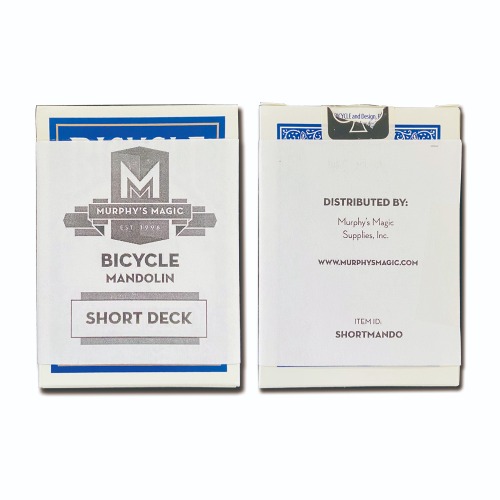 바이시클 809 만돌린 백 숏덱 블루(Bicycle 809 Mandolin Blue Short Deck by USPCC)바이시클 809 만돌린 백 숏덱 블루(Bicycle 809 Mandolin Blue Short Deck by USPCC)