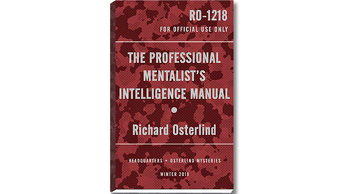 The Professional Mentalist&#039;s Intelligence Manual  by Richard Osterlind - Book