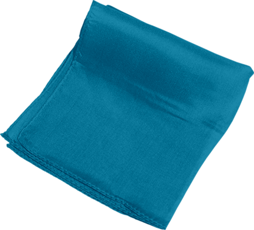 Silk 9 inch (Turquoise) Magic by Gosh - Trick
