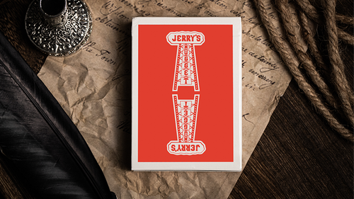 Jerry&#039;s Nugget (Atomic Red) Marked Monotone Playing Cards