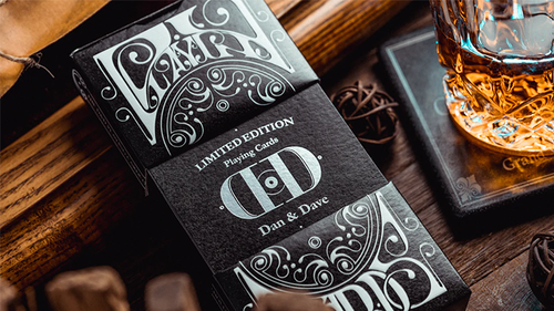Smoke &amp; Mirror (Mirror- Black) Deluxe Limited Edition Playing Cards by Dan &amp; Dave