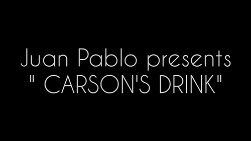 CARSON&#039;S DRINK (Gimmicks and Online Instructions) by Juan Pablo - Trick