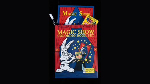 MAGIC SHOW Coloring Book DELUXE SET (4 way) by Murphy&#039;s Magic