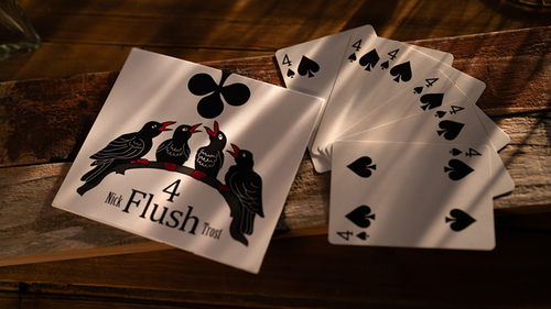 4 FLUSH RED by Nick Trost and Murphy&#039;s Magic - Trick
