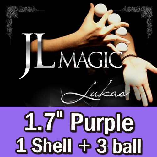 JL루카스볼1.7인치(노멀공3개+트릭공1개)보라색(JL Lukas Balls 1.7&#039; Purple)