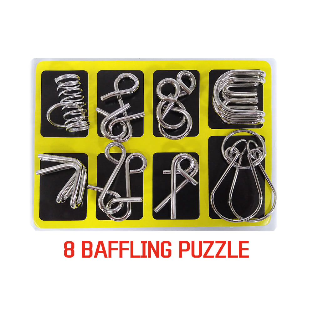 [KC Certification] Puzzle Set-Puzzle Set of 8-Brain Game