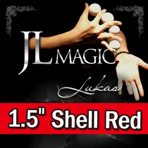 JL루카스볼1.5인치_빨강색쉘1개-얇은버전(JL Lukas Balls 1.5&#039; Thin Shell Only_Red) - 마술도구 마술용품
