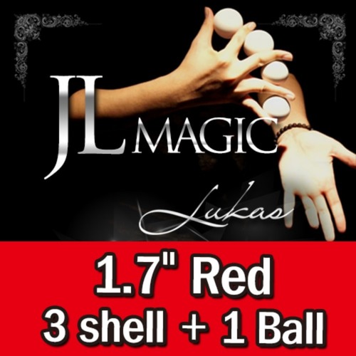 JL루카스볼1.7인치빨강색(노멀공1개+트릭공3개)(JL Lukas Balls 1.7&#039; Red)