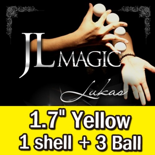 [단종]JL루카스볼1.7인치(노멀공3개+트릭공1개)노랑색(JL Lukas Balls 1.7&#039; Yellow)